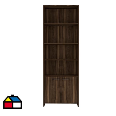 Biblioteca 4 repisas MDF 63x180x26 cm