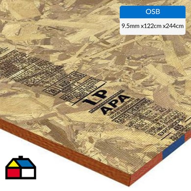 Tablero OSB Protec 9.5 x 1220 x 2440 mm