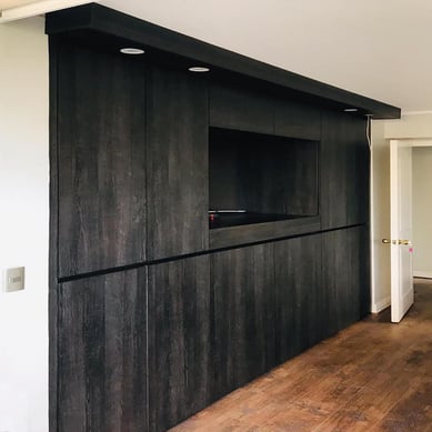 Closet color espresso 150 cm de Largo 55 cm de Fondo 240 cm de Alto.