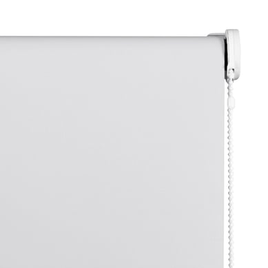 Cortina Enrollable Black Out Morocco Gris Instalada Ancho entre 101 cm a 110 cm Alto 111 cm a 120 cm Marca Flexalum.