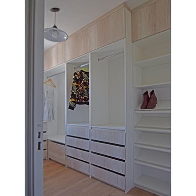 Walk In Closet Color Toscana 390cm Largo 55cm de Fondo 240cm de Alto