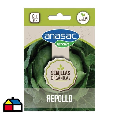 Semilla orgnica repollo roem 0,1 gr sachet