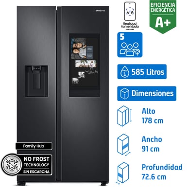 Refrigerador side by side 585 litros