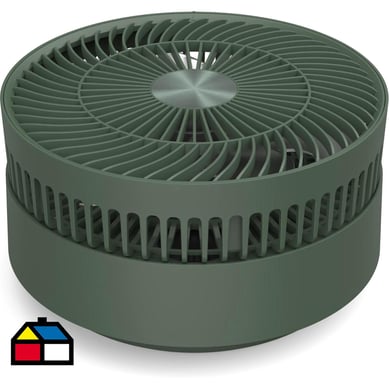 Ventilador recargable verde 10W