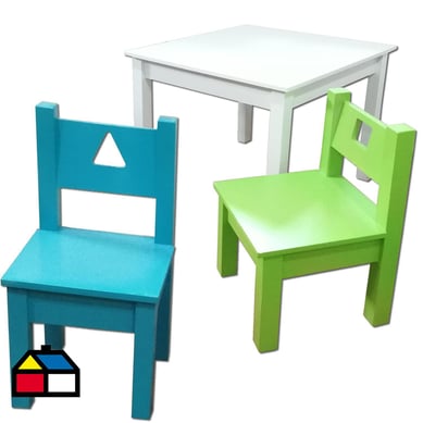 Mesa infantil Con Sillas Geometric