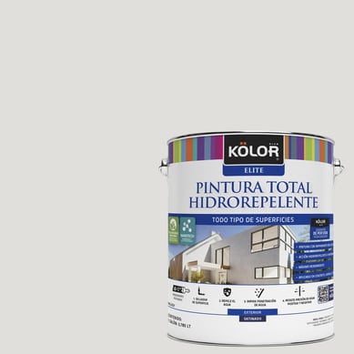 Pintura total impermeabilizante satin blanco Santa Lucia 1gl