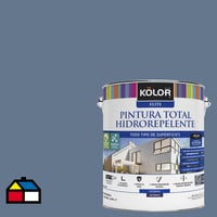 Pintura total impermeabilizante satin azul 1gl