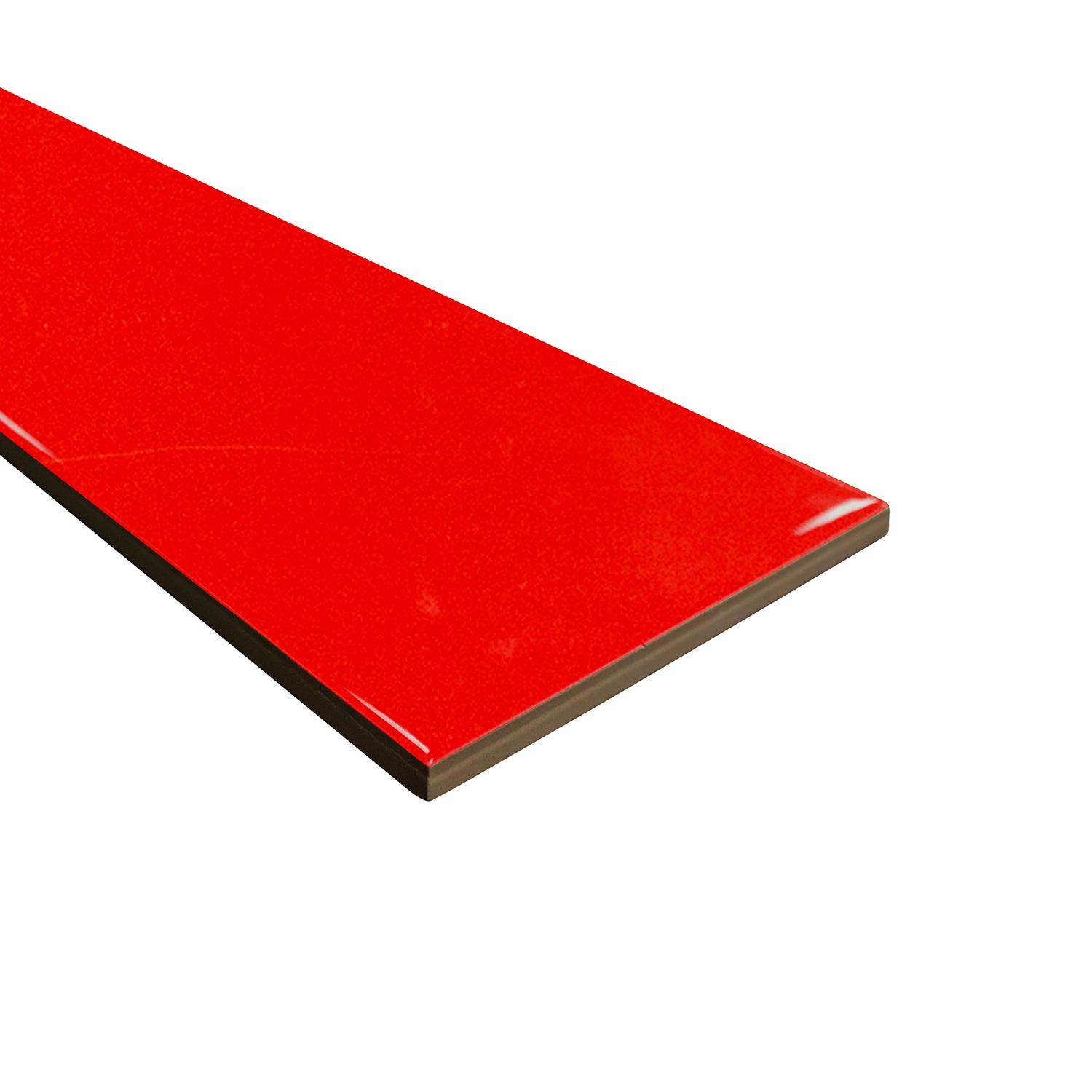 Cerámica 10x30 cm Ice colors red brillante Rojo 1.2 m2 | Sodimac ...