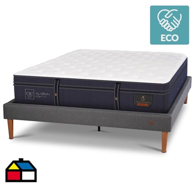 Cama Europea Curve Grand Premium 2 Plazas