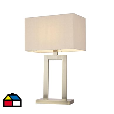 Lmpara de mesa MX bronce 1 luz E27 40W