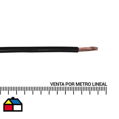 Cable elctrico 14 AWG metro lineal Negro