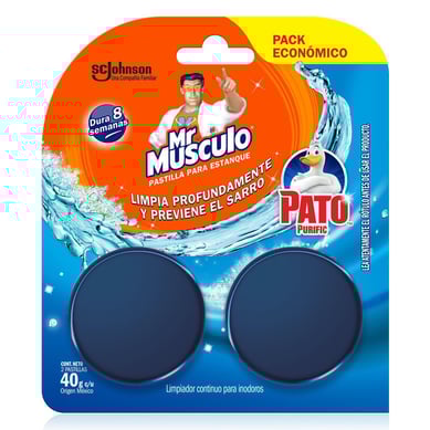Pastillas desinfectantes estanque