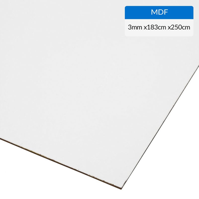 MASISA - MDF Blanco 3 mm 183x250 cm