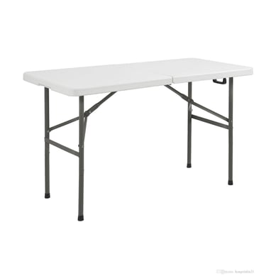 Mesa plegable porttil ajustable 120x60x(52-74)cm