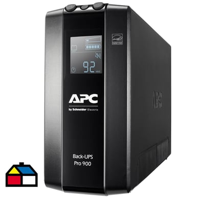 Back UPS Pro 900VA APC - 6 Tomas - Interfaz LCD