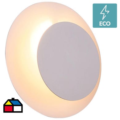 Aplique Deimos 22,5 cm indirecto Led 6 W 3000K