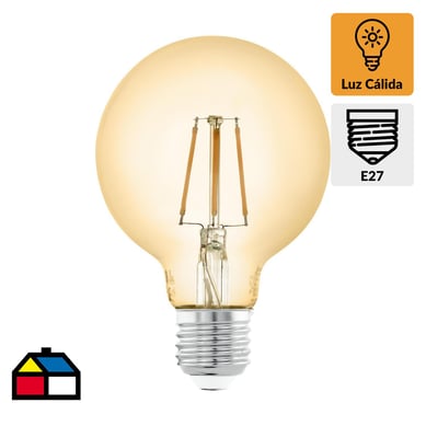 Ampolleta Led Filamentos E27 4 W Luz Clida