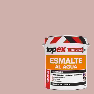 Esmalte al Agua Semibrillante 1 galn(es) Rosado 