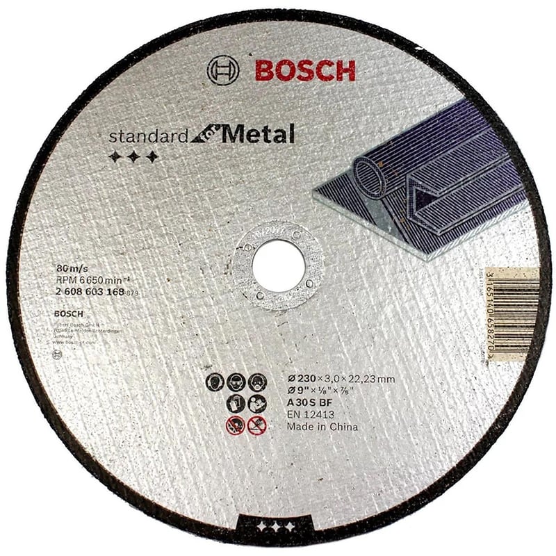 BOSCH - Disco de corte 230x3,0 mm metal