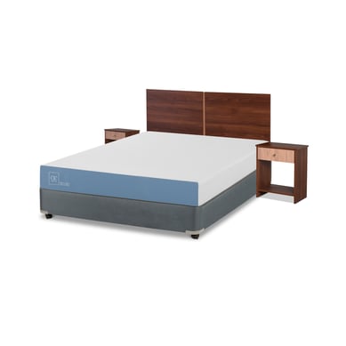 Box spring Excellence 2 plazas  + Muebles.