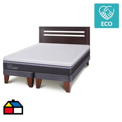 Cama europea Ortopedic Advance 2 plazas  + Muebles