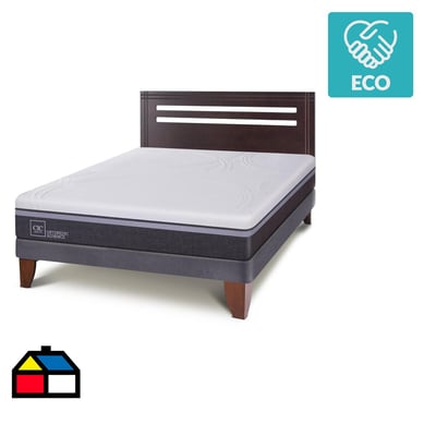 Cama europea Ortopedic Advance 2 plazas  + Muebles