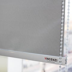 VINCENZI - Cortina Roller Blackout Gris 180x230cm