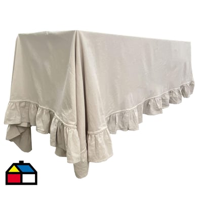 Mantel 160X230 cm beige algodn