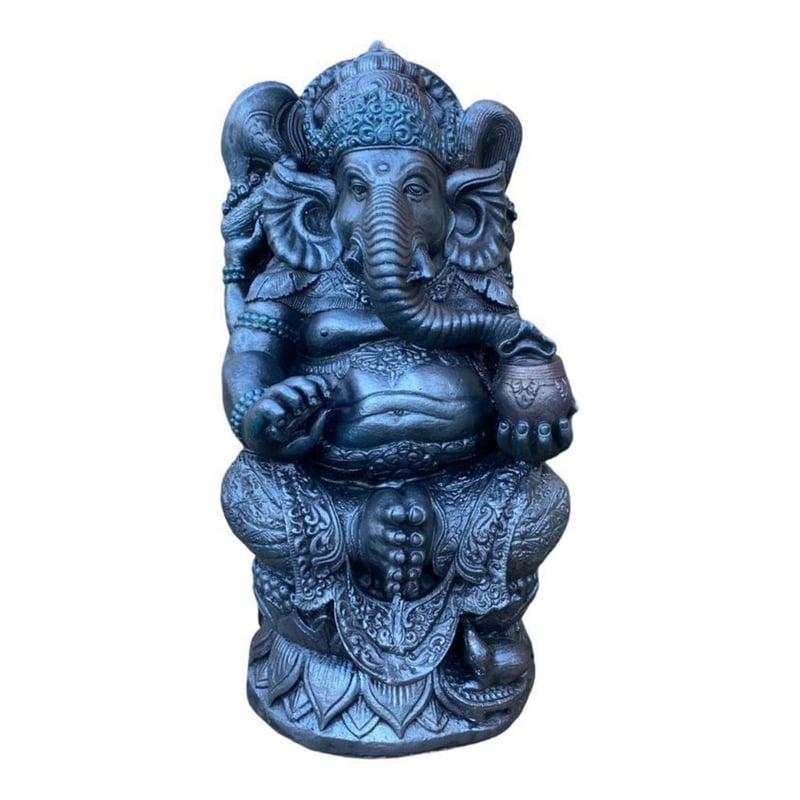 SAT NAM INSPIRES - Figura Ganesh 60 cm / plata