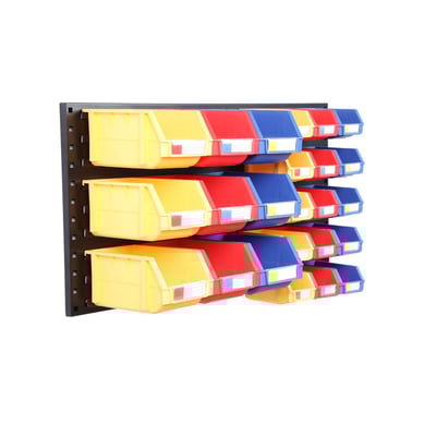 Set de 24 cajas organizadoras para pared 2 tamaos