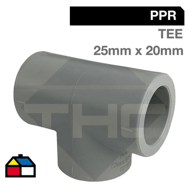 Tee 25x20x25 mm PP-RCT