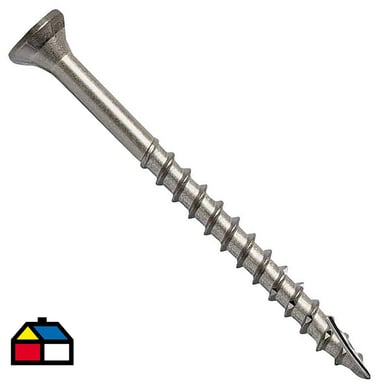 Tornillo drywall madera #7 x 2 1/2 dacrotized 4unid