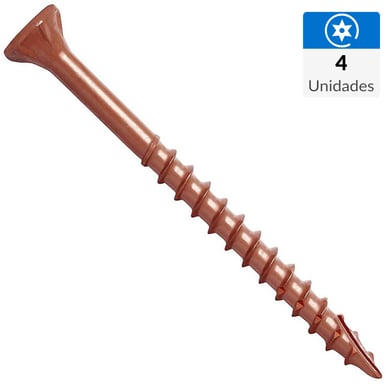 Tornillo para terraza (deck) 8 x 2