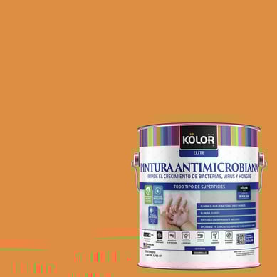 Pintura Antimicrobiana Semibrillante 1 galn(es) Naranjo Gnynia 