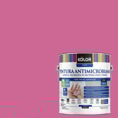 Pintura Antimicrobiana Semibrillante 1 galn(es) Fucsia Slana 