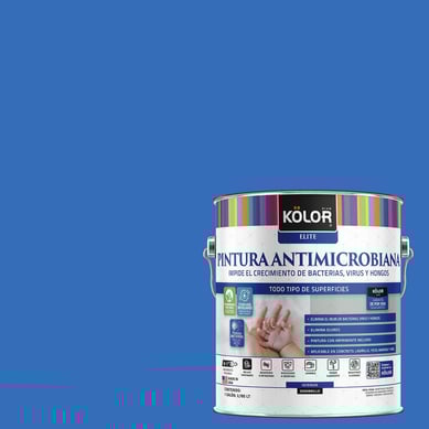 Pintura Antimicrobiana Semibrillante 1 galn(es) Azul Zermatt 