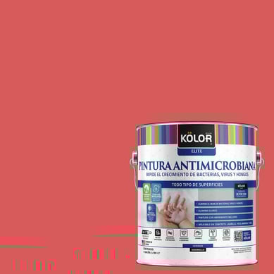 Pintura Antimicrobiana Semibrillante 1 galn(es) Rojo Shiraz 