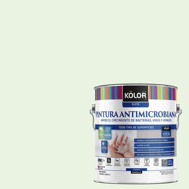 Pintura Antimicrobiana Semibrillante 1 galn(es) Verde Besancon 