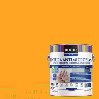 Pintura Antimicrobiana Semibrillante 1 galn(es) Amarillo Waterloo 