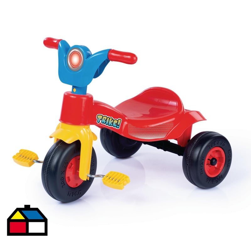 Triciclo a pedales City rojo Sodimac Falabella