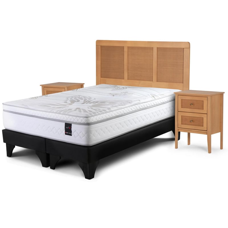 ROSEN - Cama 2 plazas Art 4 Blanco