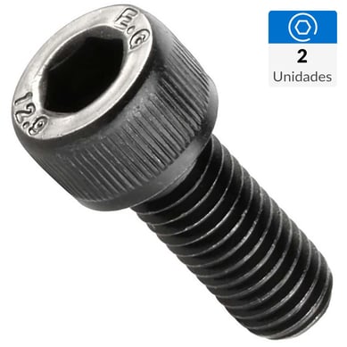 Perno parker mtrico M4-0.7x8 mm pavonado 2 unid