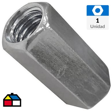 Tuerca acople unc 5/8 x 2 1/8 zincado 1 unid