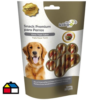 Snack perro giros triple sabor 100 gr