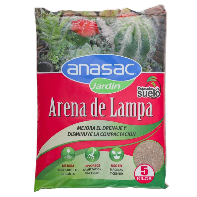 ANASAC - Arena de lampa gruesa mejorador de suelo 5 kg