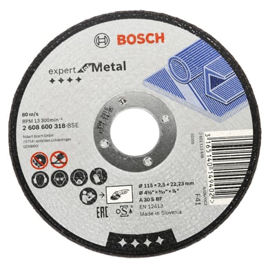 Disco de corte metal 4,5