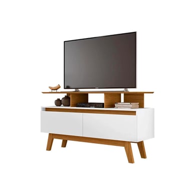 Rack tv 50 rub 1.2 blanco 65x120x38 cm