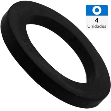 Golilla de goma M10 x 18 mm 4 unid