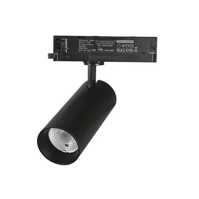 Foco De Riel 40 Monofsico 30W Neutro Negro.
