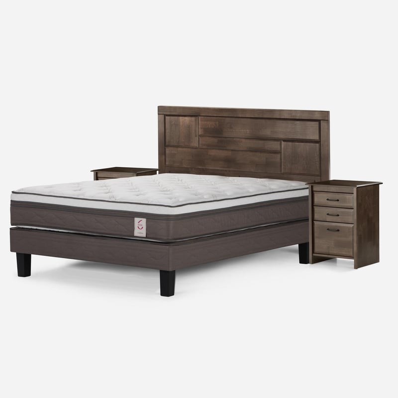 ROSEN - Cama New Style 6 2 plazas Blanco